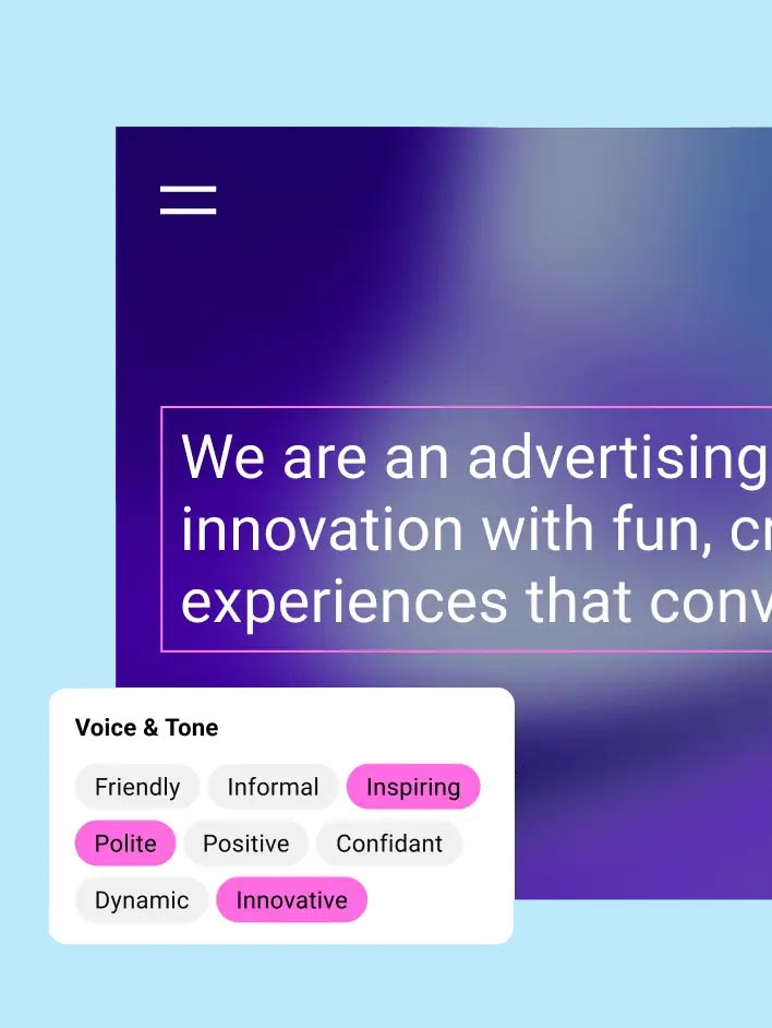 AI Powered website content writing