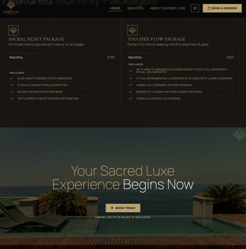 TheSacredLuxeMassage.com