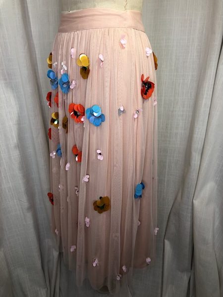 la boudoir miami vintage inspired pink tulle flower embroidered skirt (2)
