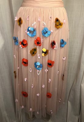 la boudoir miami vintage inspired pink tulle flower embroidered skirt (2)