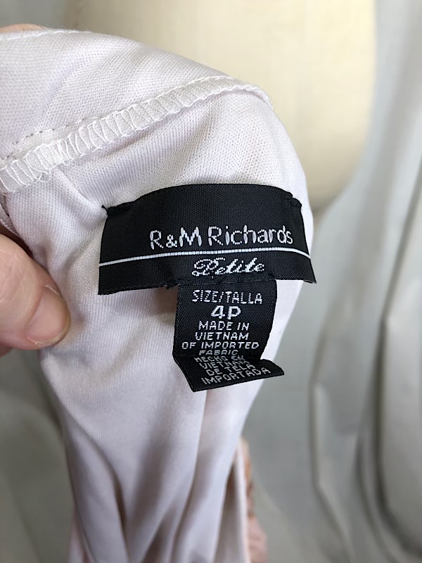 la boudoir miami vintage 70s beige watercolor print cocktail dress (6)