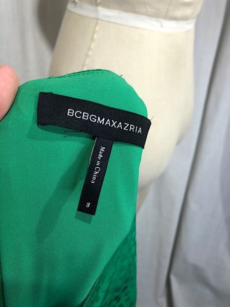 la boudoir miami vintage inspired 70s green dot wiggle dress (2)