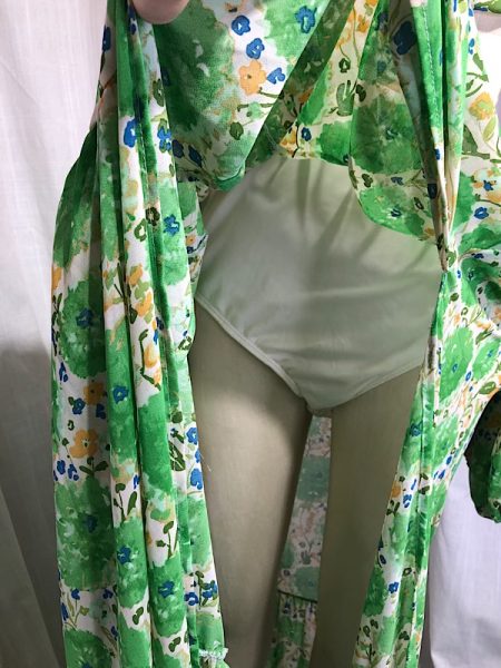 la boudoir miami vintage inspired 70s green floral print cut out maxi dress (1)