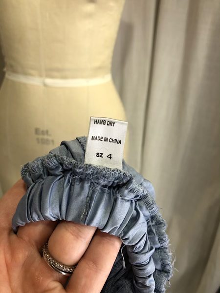 la boudoir miami vintage inspired 50s slate blue tulle skirt with bow (2)