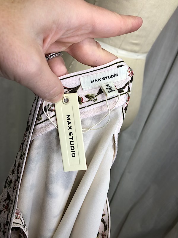 la boudoir miami vintage inspired floral print max studio wrap dress XL nwt (3)