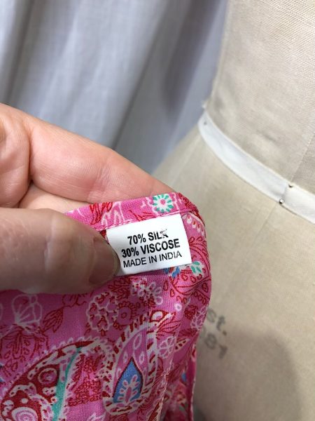 la boudoir miami pink paisley print wrap blouse with kimono sleeves (5)