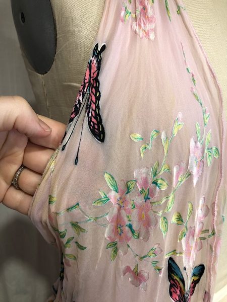 la boudoir miami y2k 90s pink butterfly print halter mini dress (1)