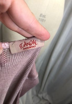 la boudoir miami 90s dusty rose pink knit tie dye dress (2)