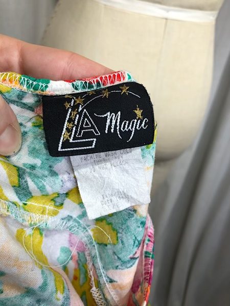 la boudoir miami vintage 80s flower print summer dress (1)