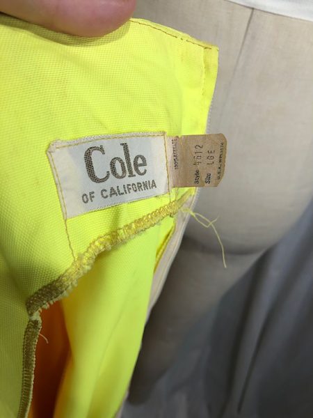 Vintage 60s Neon Block Trapeze Dress - Image 2