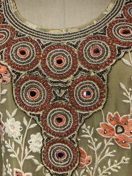 la boudoir miami vintage inspired 70s beige embroidered and beaded tunic (2)