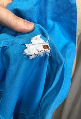 la boudoir miami vintage 70s blue square dance shirt dress (2)
