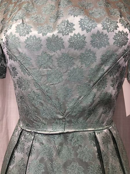 la boudoir miami vintage 60s mint green brocade wiggle dress