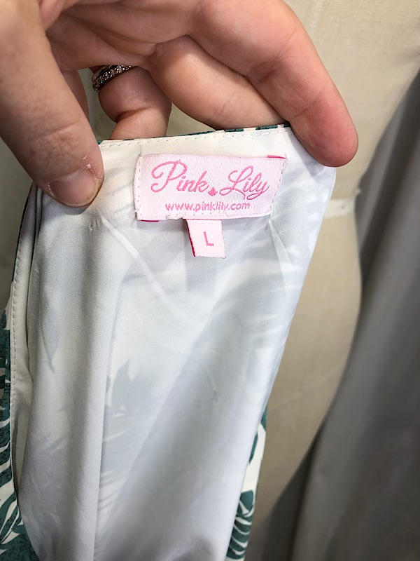 la boudoir miami vintage inspired palm frond print short romper with kimono sleeves (2)