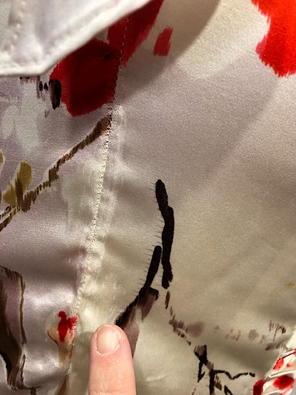 la boudoir miami vintage y2k off white and red floral print pleated wiggle dress adriana papel (2)