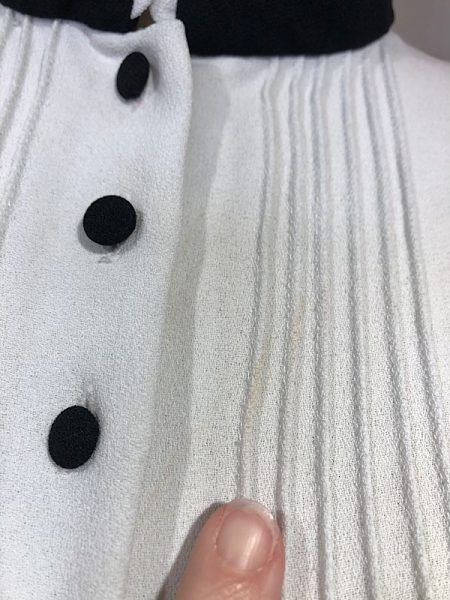 la boudoir miami vintage inspired 60s black and white tuxedo shift dress (2)