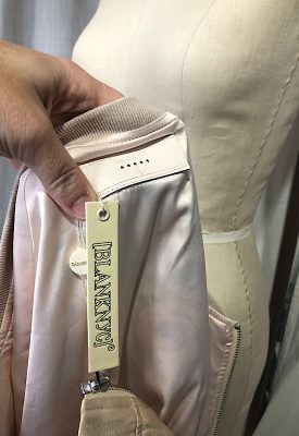 la boudoir miami vintage inspired baby pink satin flower embroidered track jacket nwt (2)