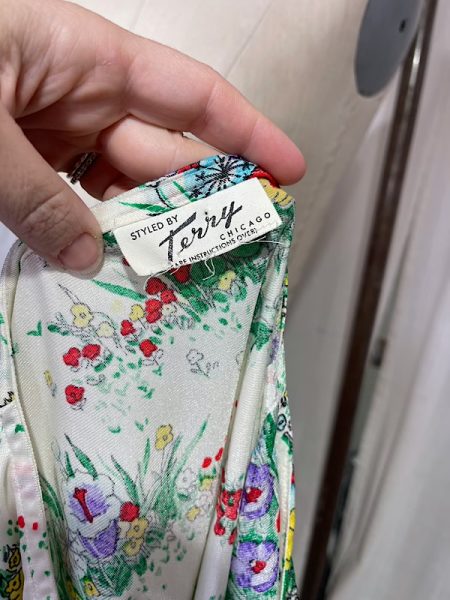 la boudoir miami vintage 70s white floral print ans snail v-neck crop top blouse (1)