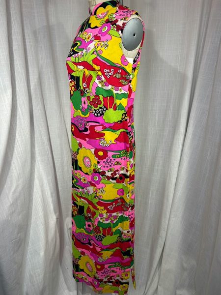 la boudoir miami vintage 60s pychedellic hawaiian maxi dress (2)