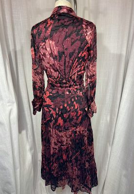 la boudoir miami vintage inspired 70s burgundy print elie tahari maxi dress (1)