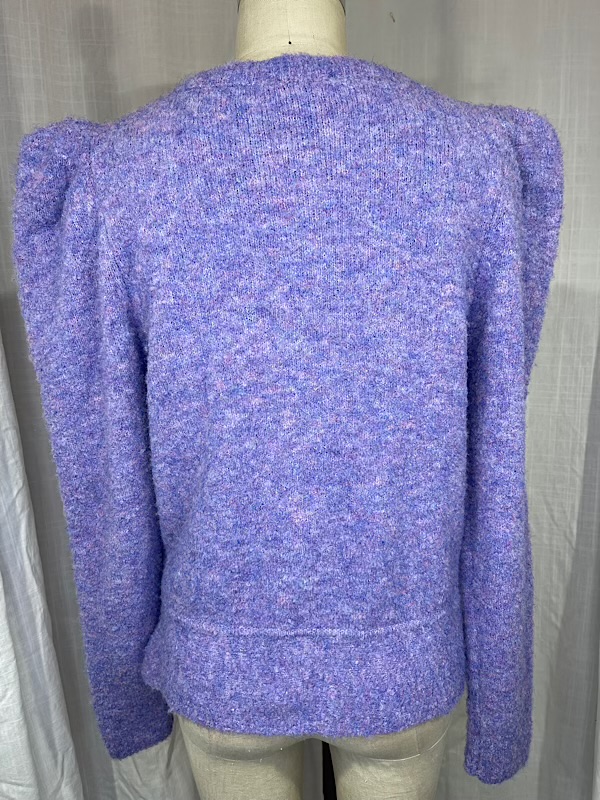 la boudoir miami vintage inspired 80s purple boucle donna karen new york sweater (3)