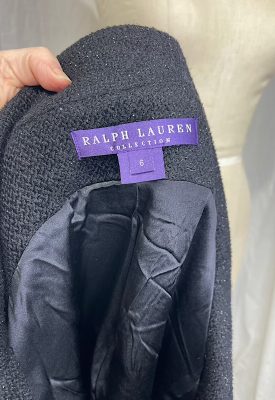 la boudoir miami ralph lauren collection purple label black portrait collar jacket 50s inspired (3)