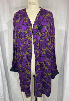 la boudoir miami vintage 80s purple and gold oversized floral print jacket (5)
