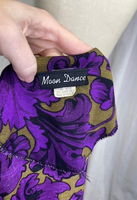 la boudoir miami vintage 80s purple and gold oversized floral print jacket (5)