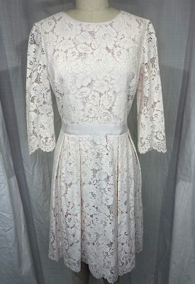la boudoir miami vintage inspired 50s pale pink lace ted baker dress (2)