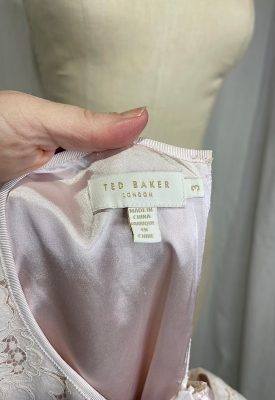 la boudoir miami vintage inspired 50s pale pink lace ted baker dress (2)
