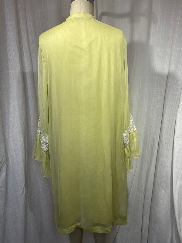la boudoir miami vintage inspired mint green embroidered tunic dress (9)