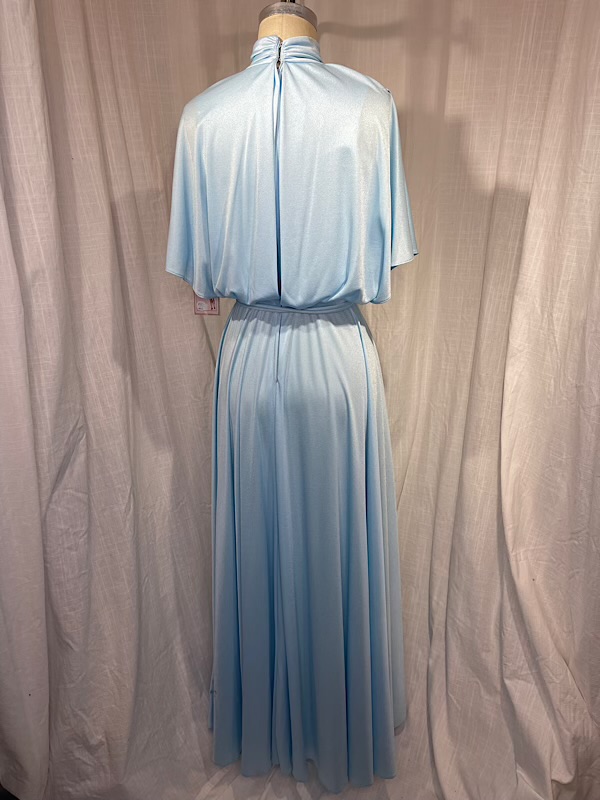 la boudoir miami vintage 70s sky blue grecian style long maxi dress (4)