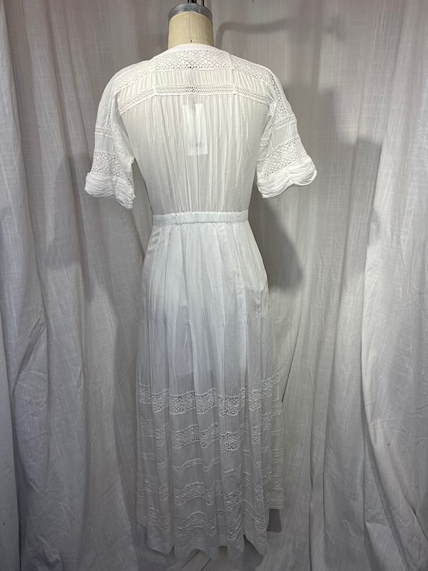 la boudoir miami vintage inspired 1900s loveshackfancy white eyelet lace peasant dress edie (2)
