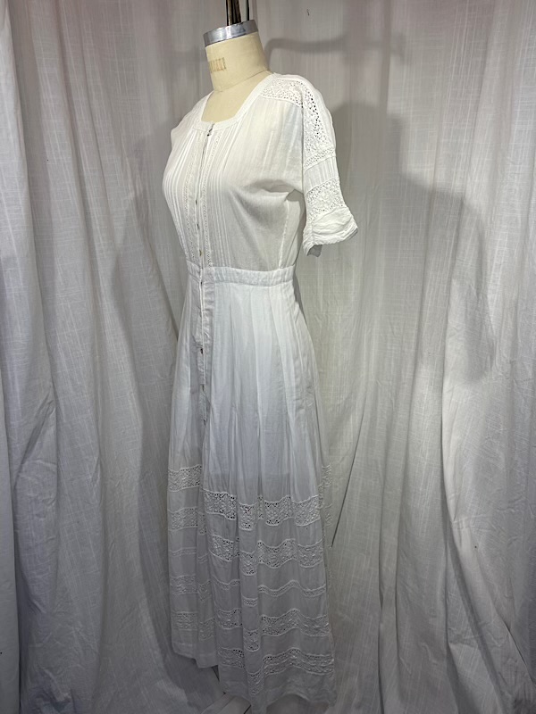la boudoir miami vintage inspired 1900s loveshackfancy white eyelet lace peasant dress edie (2)