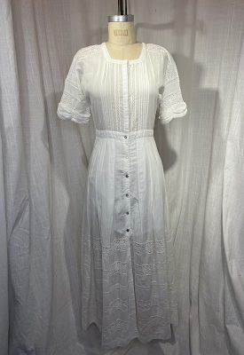 la boudoir miami vintage inspired 1900s loveshackfancy white eyelet lace peasant dress edie (2)