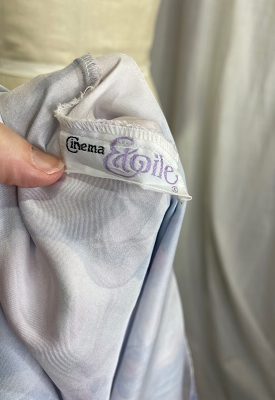 la boudoir miami vintage 60s pastel purple flower print slip (2)