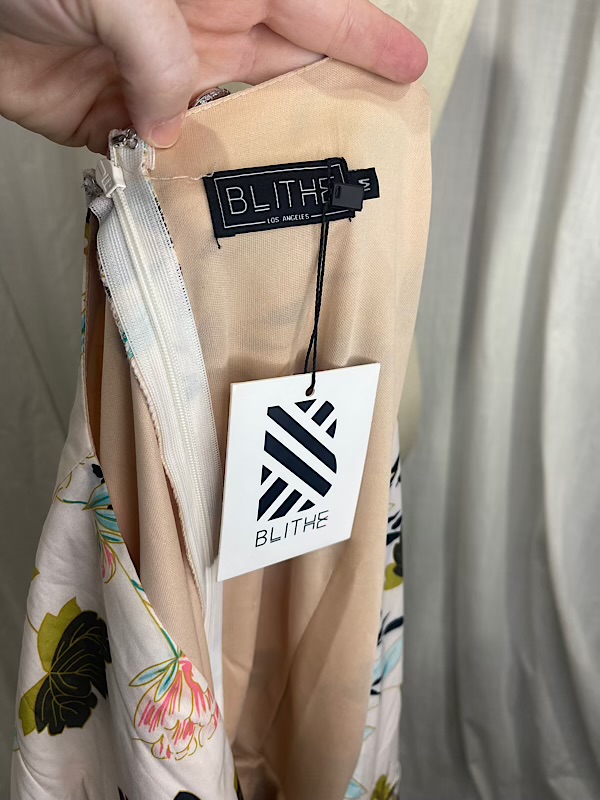 la boudoir miami vintage inspired beige floral print short romper with kimono sleeves (2)