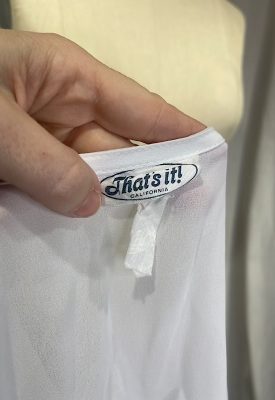 la boudoir miami vintage 80s white wrap blouse with pleated collar lace trimmed (2)