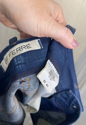 la boudoir miami vintage y2k ferre blue denim short shorts (3)