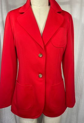 la boudoir miami vintage 70s red blazer (3)