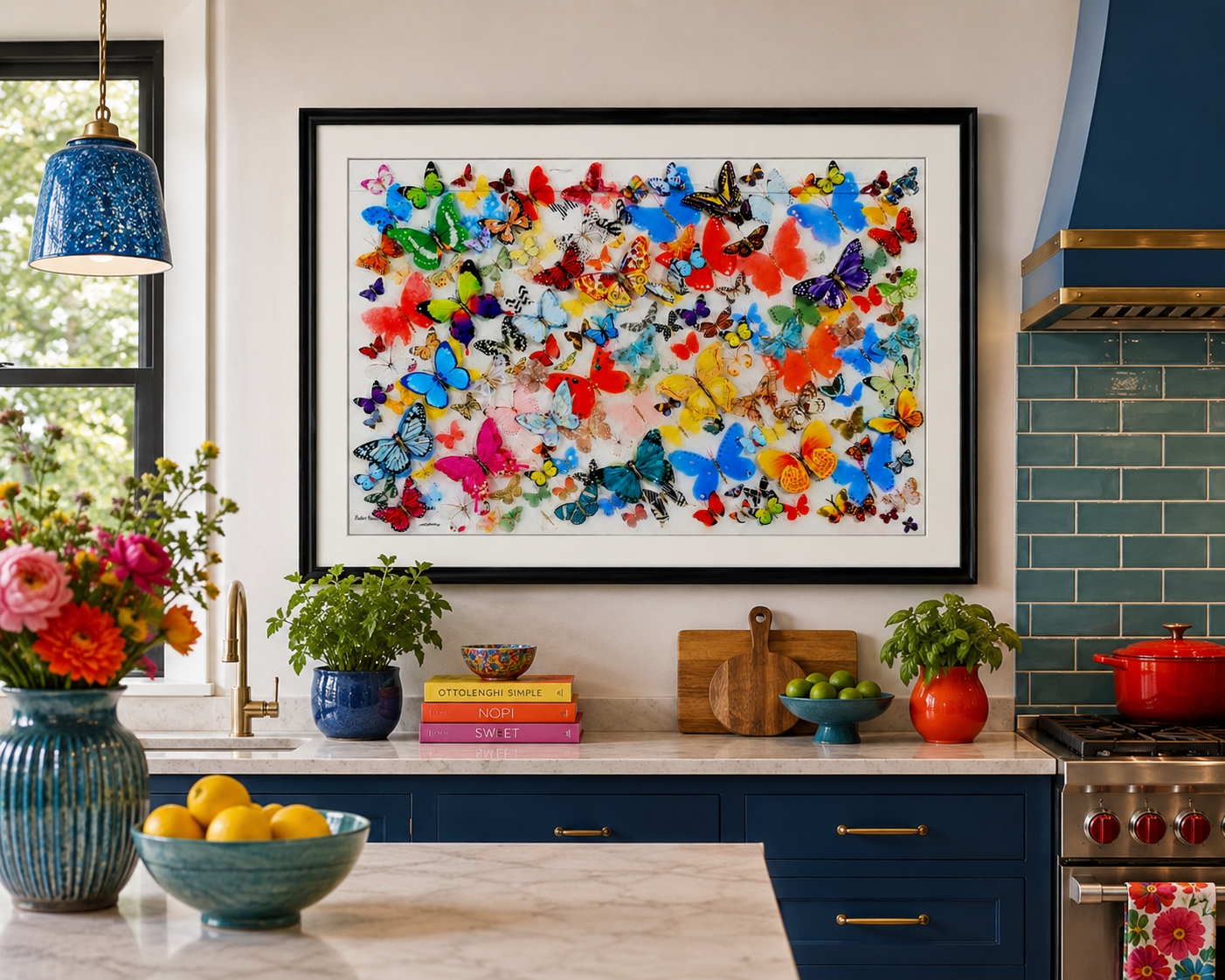 Butterflies of the World - Hand-Signed and Numbered Framed Limited Edition by Robert M. Swedroe