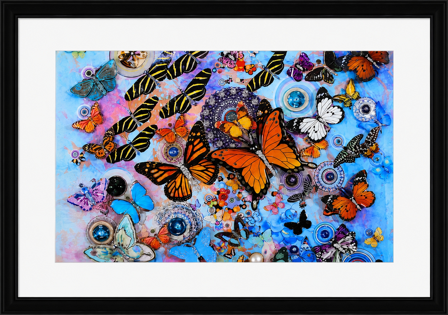 Image of Flight of the Butterflies – Hand-Signed and Numbered Framed Limited Edition by Robert M. Swedroe