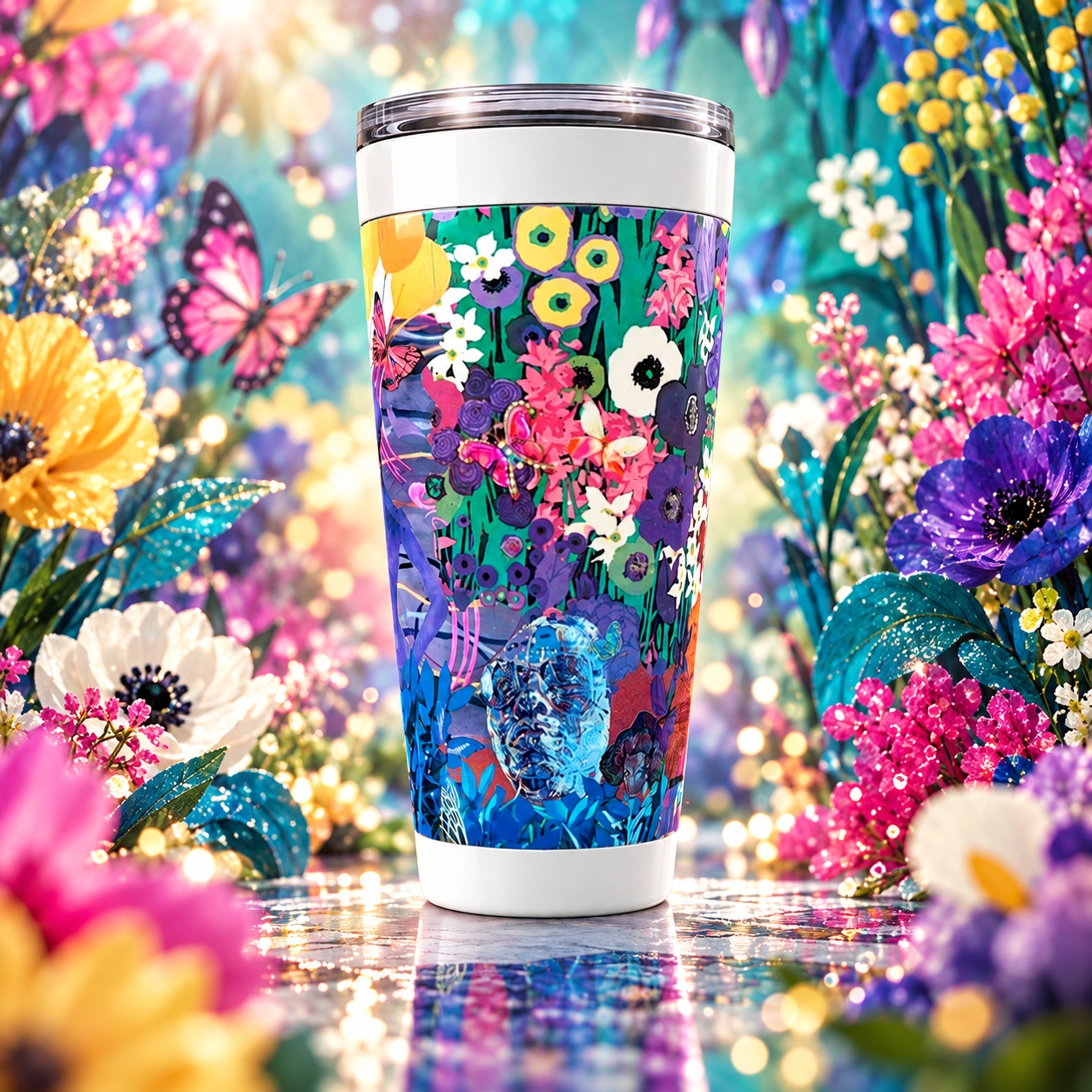 Mood Indigo 20 oz. Viking Tumbler by Robert M. Swedroe