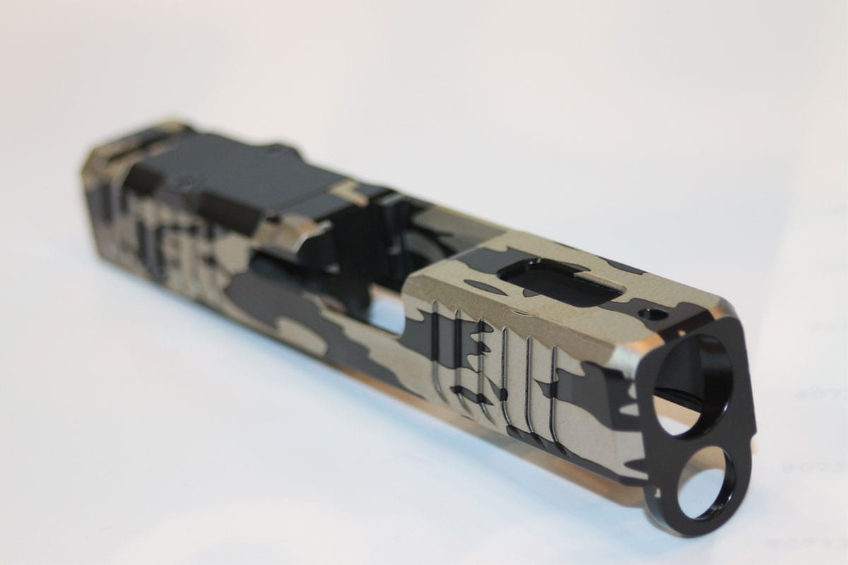 TTS Glock 26 Black & Stainless Camo Hot Glocks
