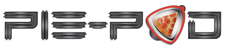 PIE-POD Double Decker Pizza Pan - Microwave Crisper Pan With Stacker Insert & Lid For Leftover Pizza