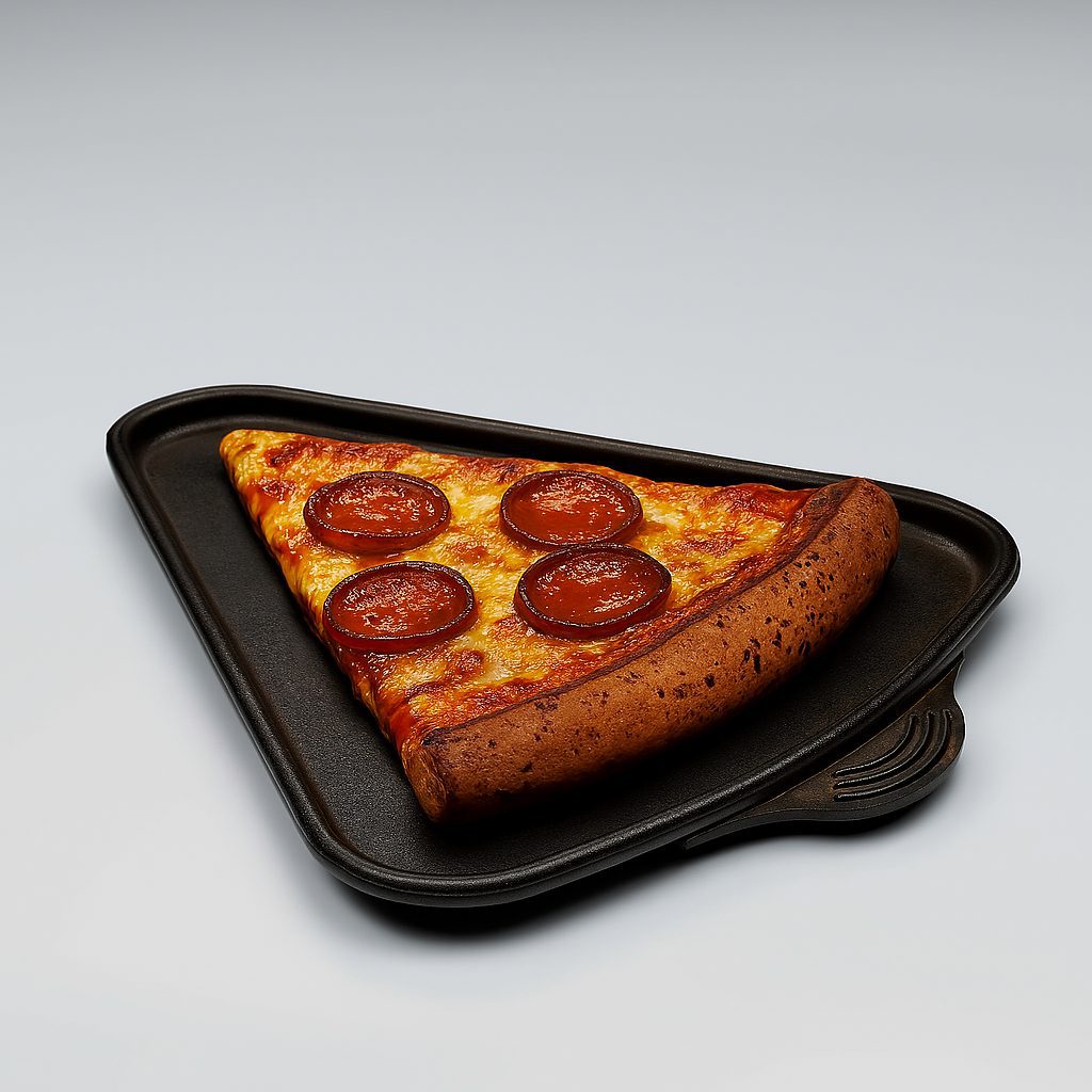 Crisper Pan with Pizza